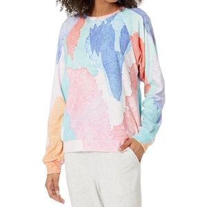 PJ Salvage Sweatshirt Abstract Water Color XL New